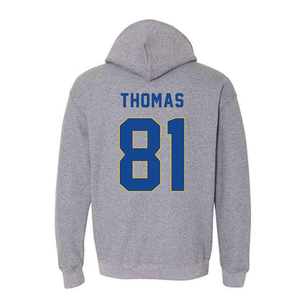 TAMUK - NCAA Football : Ivan Thomas - Classic Shersey Hooded Sweatshirt-1