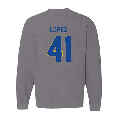 TAMUK - NCAA Football : Angel Lopez - Classic Shersey Crewneck Sweatshirt-1