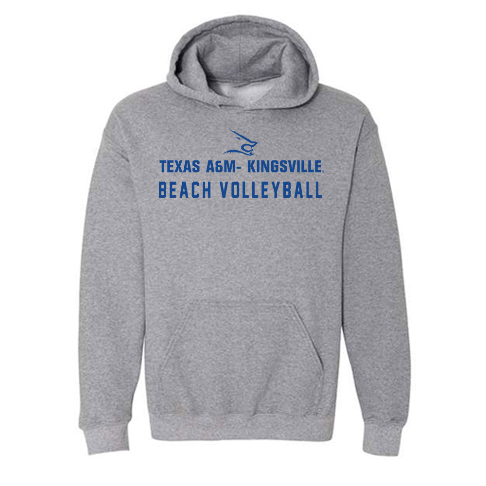 TAMUK - NCAA Beach Volleyball : Kate Wozniak - Classic Shersey Hooded Sweatshirt-0