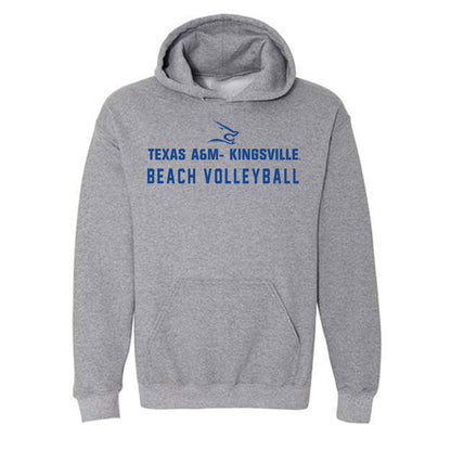 TAMUK - NCAA Beach Volleyball : Kate Wozniak - Classic Shersey Hooded Sweatshirt-0