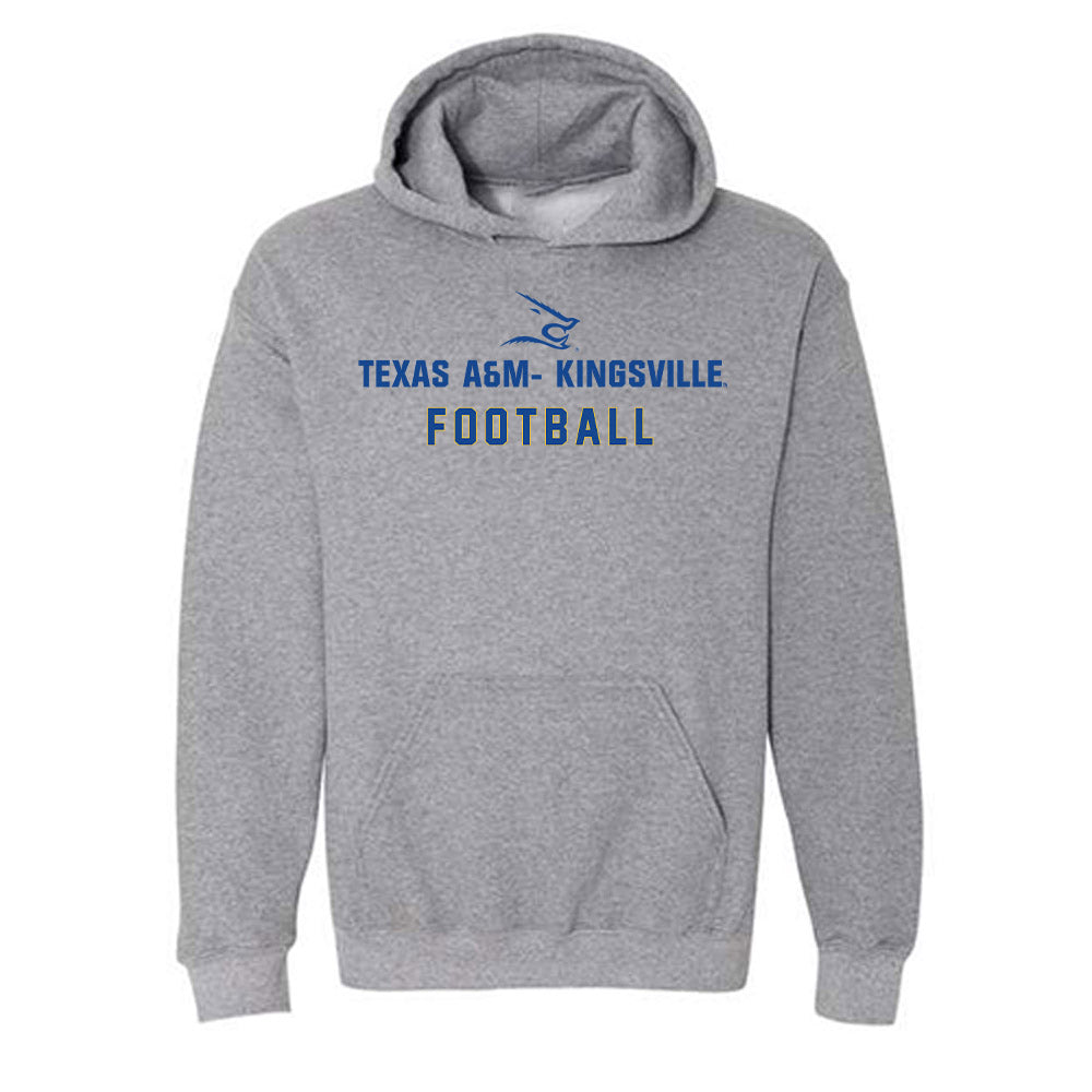 TAMUK - NCAA Football : Ivan Thomas - Classic Shersey Hooded Sweatshirt-0