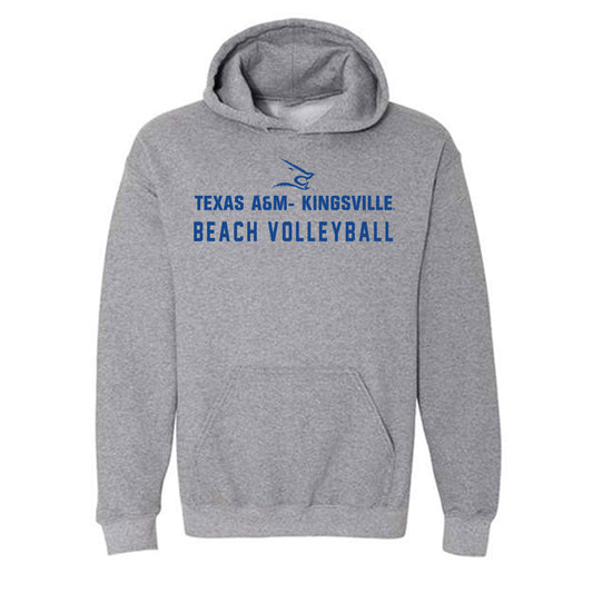 TAMUK - NCAA Beach Volleyball : Kalani Vasquez - Classic Shersey Hooded Sweatshirt-0