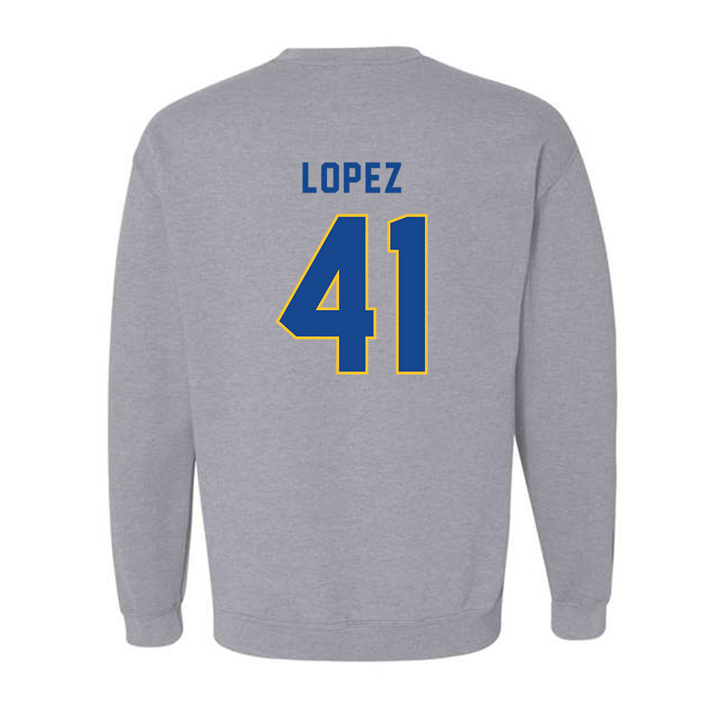 TAMUK - NCAA Football : Angel Lopez - Classic Shersey Crewneck Sweatshirt-1