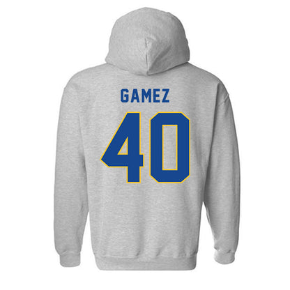 TAMUK - NCAA Baseball : Nathan Gamez - Classic Shersey Hooded Sweatshirt-1