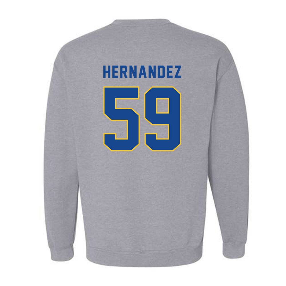 TAMUK - NCAA Football : Abraham Hernandez - Classic Shersey Crewneck Sweatshirt-1