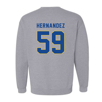 TAMUK - NCAA Football : Abraham Hernandez - Classic Shersey Crewneck Sweatshirt-1