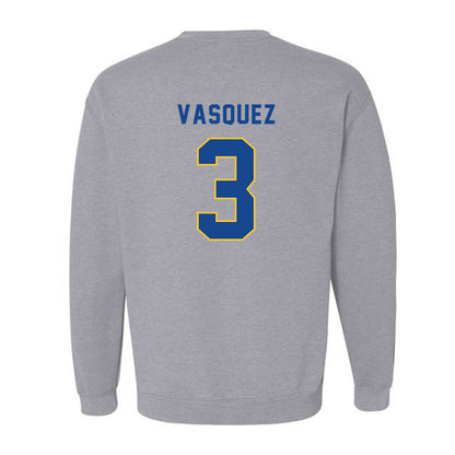 TAMUK - NCAA Beach Volleyball : Kalani Vasquez - Crewneck Sweatshirt-1