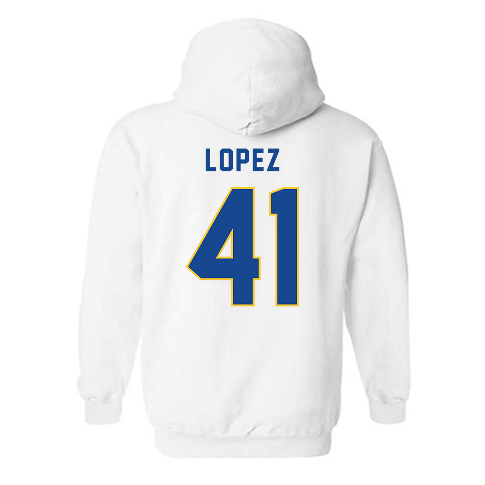 TAMUK - NCAA Football : Angel Lopez - Classic Shersey Hooded Sweatshirt-1