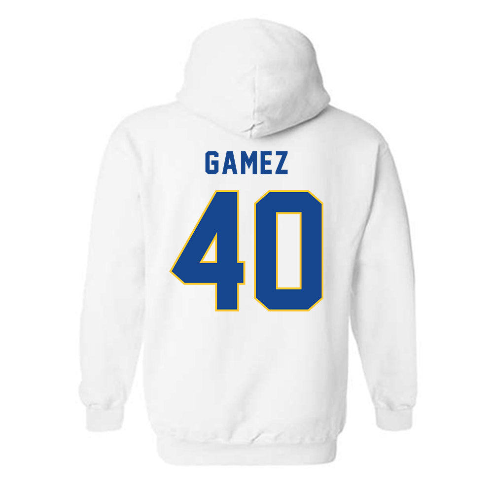 TAMUK - NCAA Baseball : Nathan Gamez - Classic Shersey Hooded Sweatshirt-1
