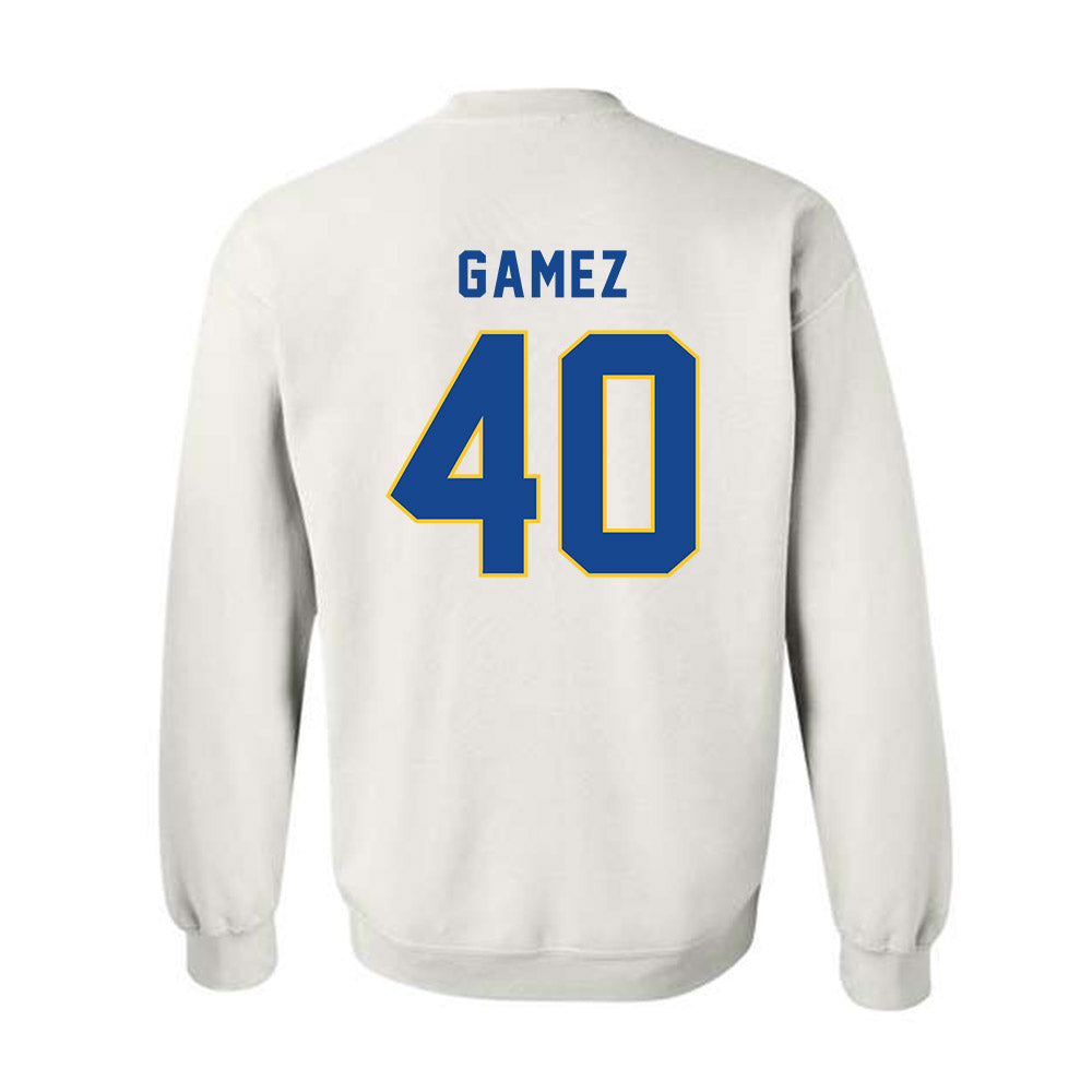 TAMUK - NCAA Baseball : Nathan Gamez - Classic Shersey Crewneck Sweatshirt-1