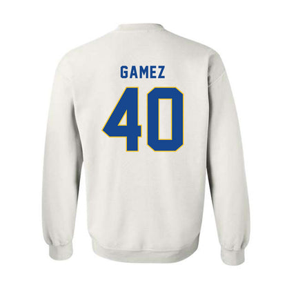 TAMUK - NCAA Baseball : Nathan Gamez - Classic Shersey Crewneck Sweatshirt-1