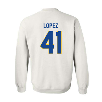 TAMUK - NCAA Football : Angel Lopez - Classic Shersey Crewneck Sweatshirt-1