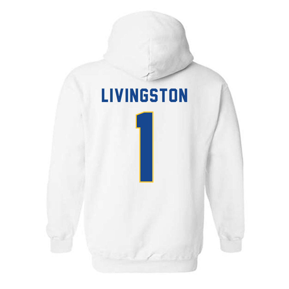 TAMUK - NCAA Men's Basketball : James Livingston - Classic Shersey Hooded Sweatshirt-1
