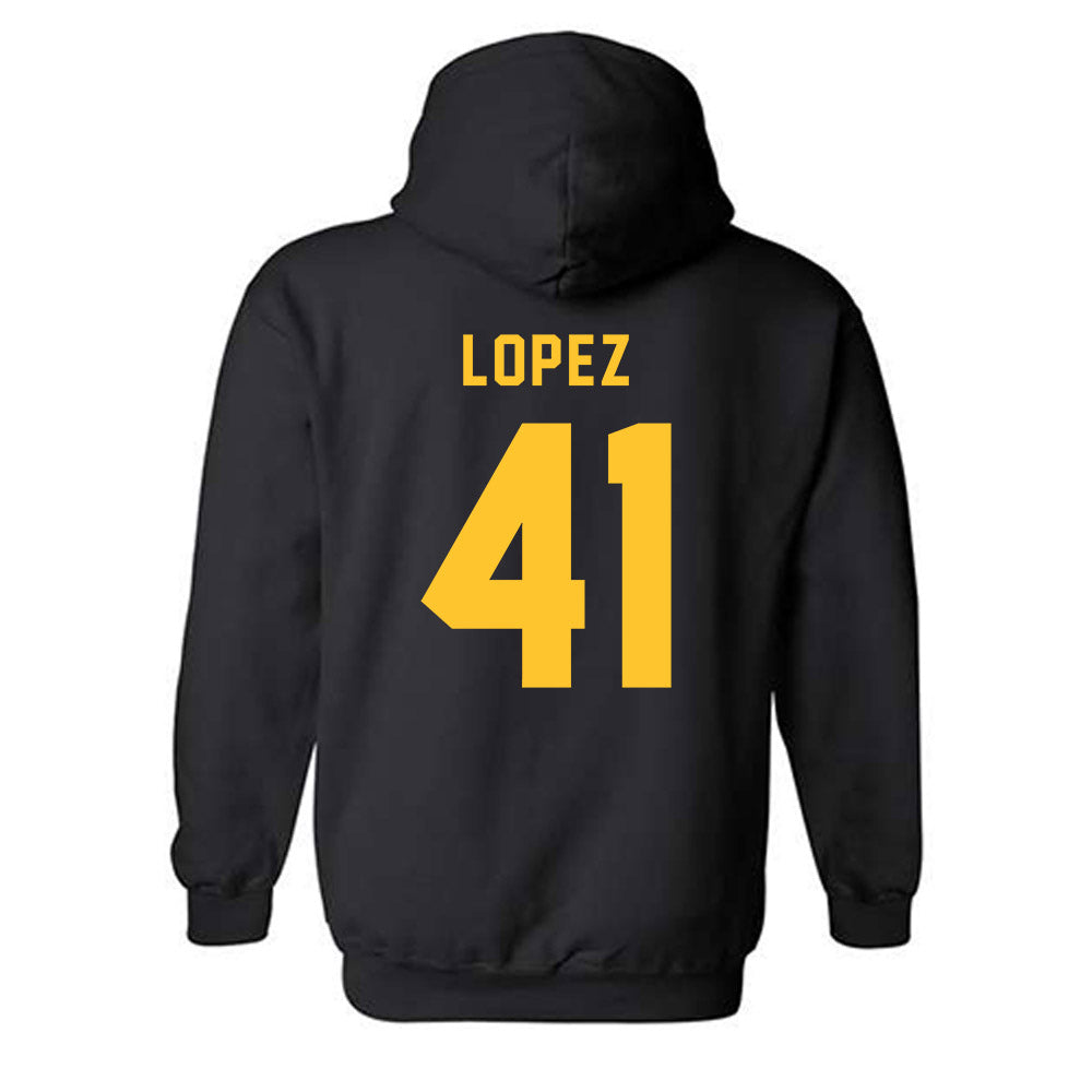 TAMUK - NCAA Football : Angel Lopez - Classic Shersey Hooded Sweatshirt-1