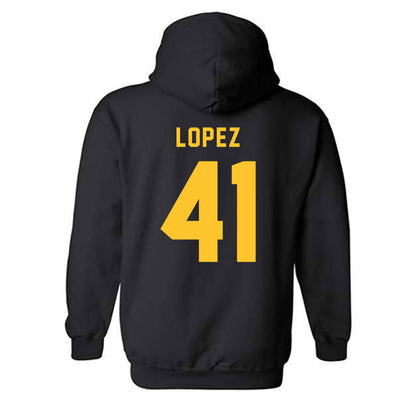 TAMUK - NCAA Football : Angel Lopez - Classic Shersey Hooded Sweatshirt-1