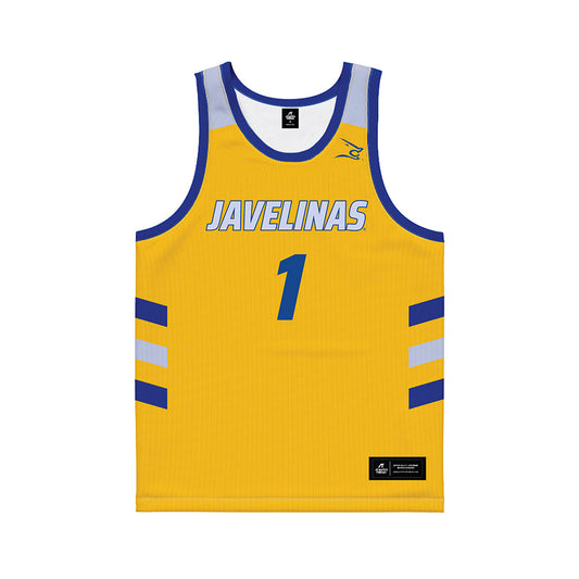 TAMUK - NCAA Men's Basketball : James Livingston - Basketball Jersey-0