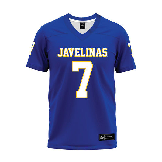 TAMUK - NCAA Football : Seven Sanchez - Premium Football Jersey-0