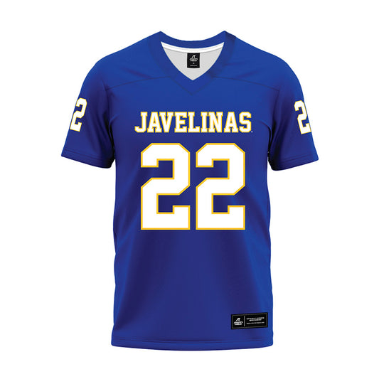 TAMUK - NCAA Football : Levi Fontenot - Premium Football Jersey-0