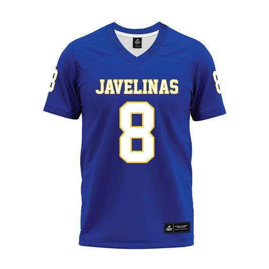 TAMUK - NCAA Football : Quintrell Bloom - Premium Football Jersey-0