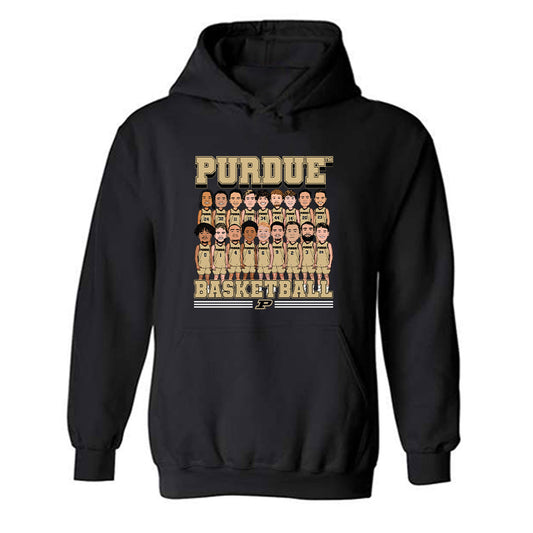 Purdue - NCAA Men's Basketball : - Caricature Hooded Sweatshirt-0