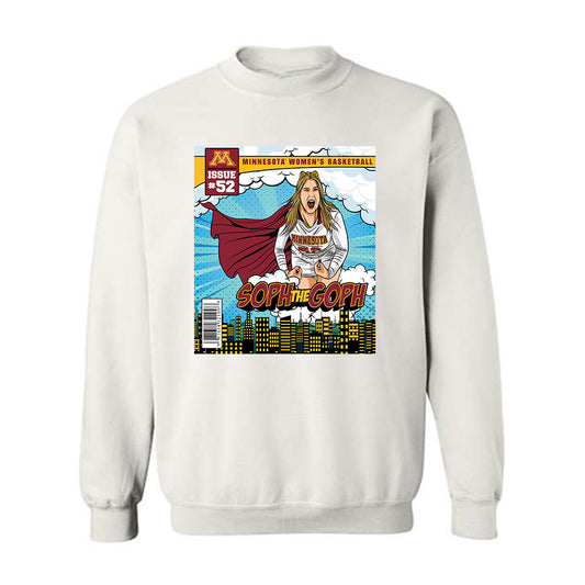 Minnesota - NCAA Women's Basketball : Sophia Hart - Individual Caricature Crewneck Sweatshirt-0