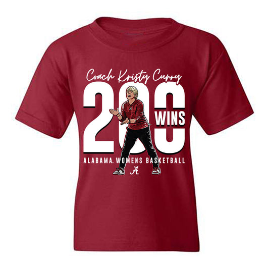 Alabama - NCAA Women's Basketball : Individual Caricature Youth T-Shirt-0