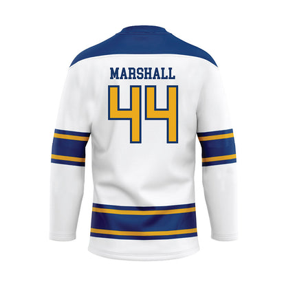 Canisius - NCAA Men's Ice Hockey : Luke Marshall - White Hockey Jersey-1