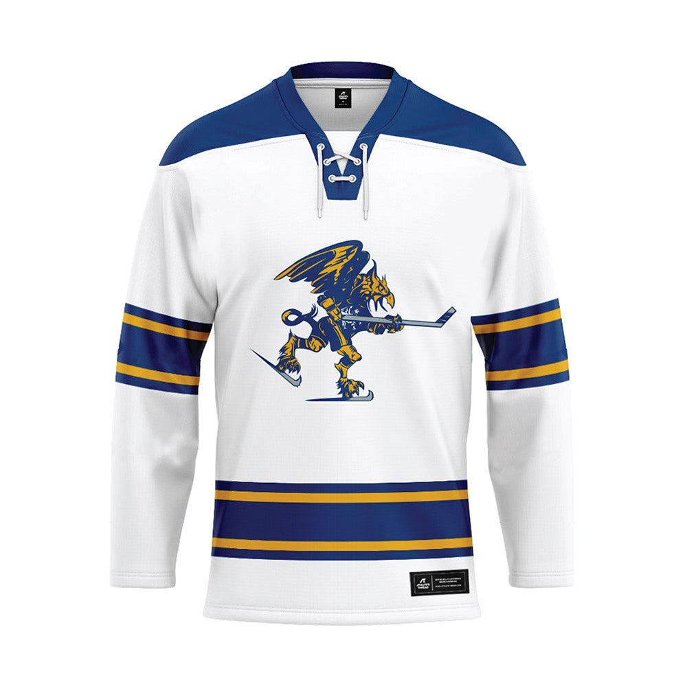 Canisius - NCAA Men's Ice Hockey : Killian Kiecker-Olson - White Hockey Jersey-0