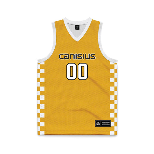 Canisius - NCAA Men's Basketball : Michael Wilson - Gold Basketball Jersey-0