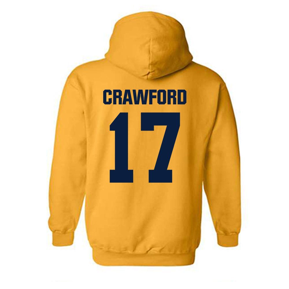 UCSC - NCAA Men's Soccer : Zander Crawford - Classic Shersey Hooded Sweatshirt-1
