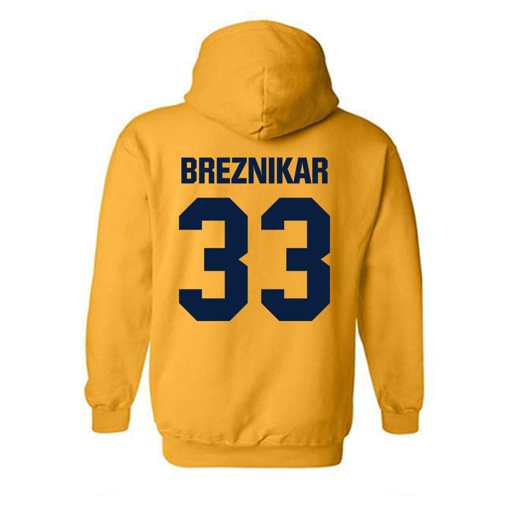 UCSC - NCAA Men's Basketball : Caden Breznikar - Classic Shersey Hooded Sweatshirt-1