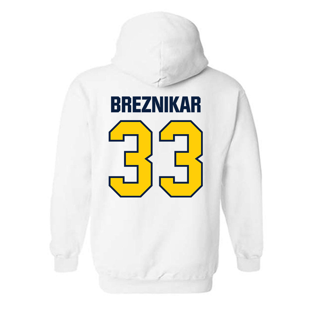 UCSC - NCAA Men's Basketball : Caden Breznikar - Classic Shersey Hooded Sweatshirt-1