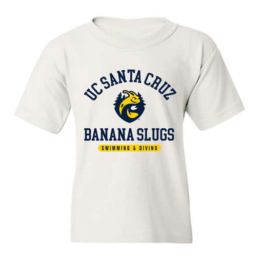 UCSC - NCAA Women's Swimming & Diving : Paige Vicente - Classic Shersey Youth T-Shirt-0