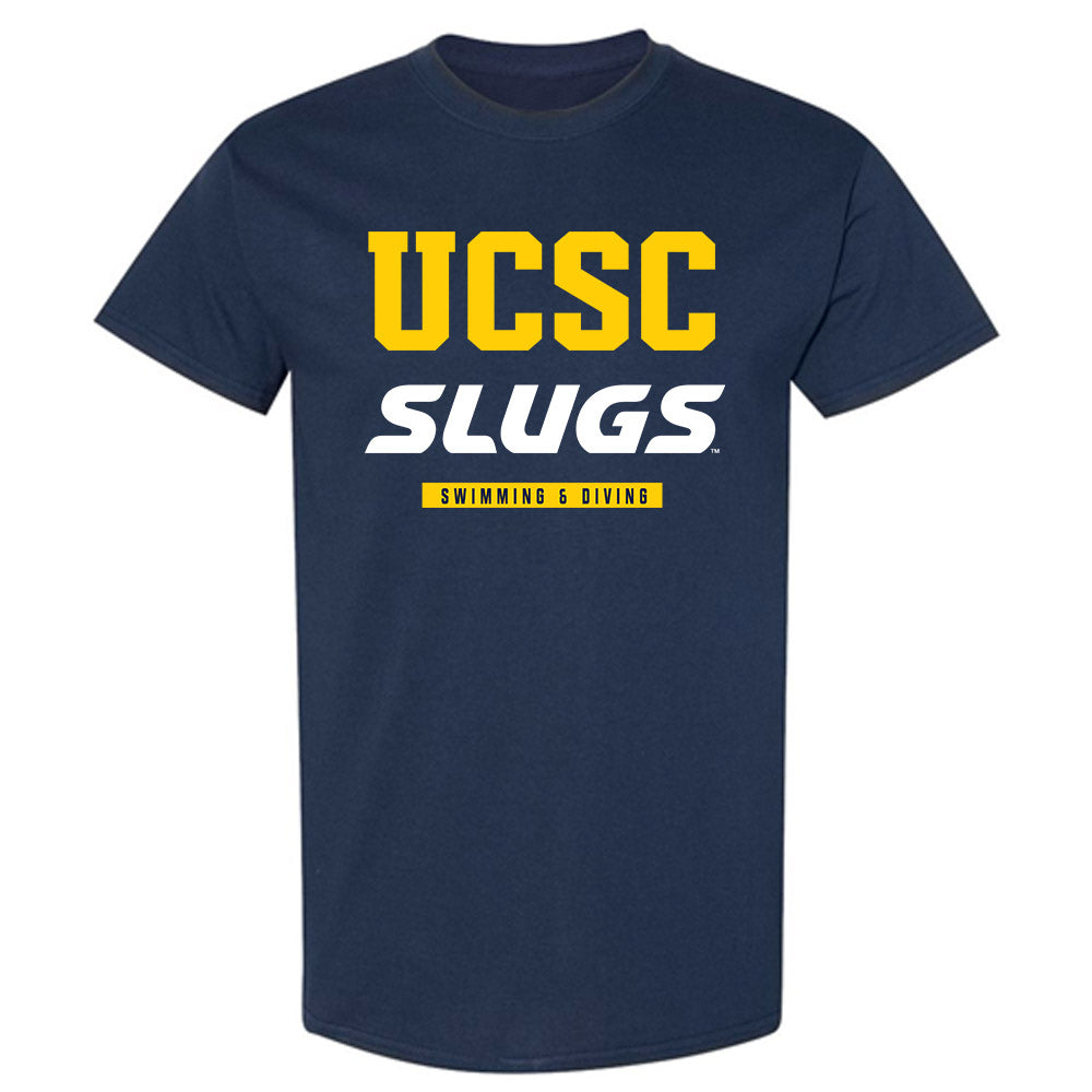 UCSC - NCAA Men's Swimming & Diving : Lucas Blietz - Classic Shersey T-Shirt-0