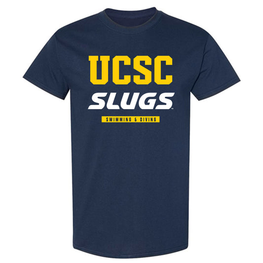 UCSC - NCAA Men's Swimming & Diving : Lucas Blietz - Classic Shersey T-Shirt-0