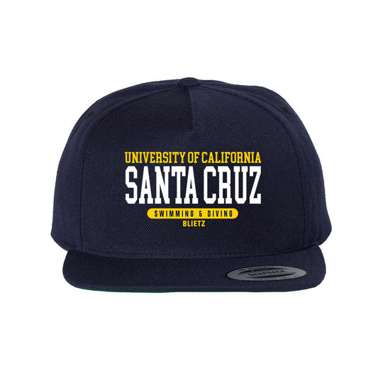 UCSC - NCAA Men's Swimming & Diving : Lucas Blietz - Snapback Hat-0