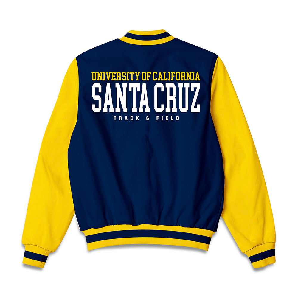UCSC - NCAA Men's Track & Field : Oleksandr Tanasychuk - Bomber Jacket-1