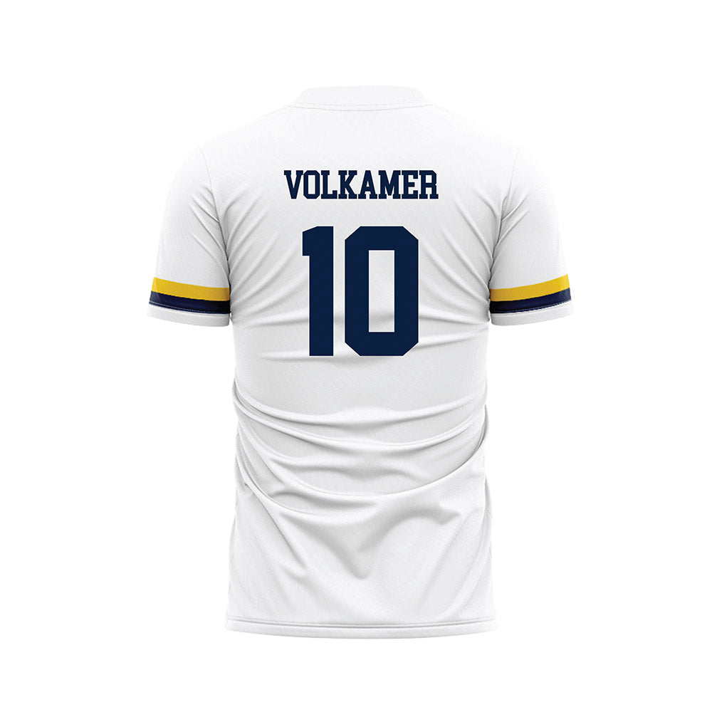 UCSC - NCAA Men's Soccer : Torin Volkamer - White Soccer Jersey-1