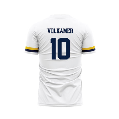 UCSC - NCAA Men's Soccer : Torin Volkamer - White Soccer Jersey-1