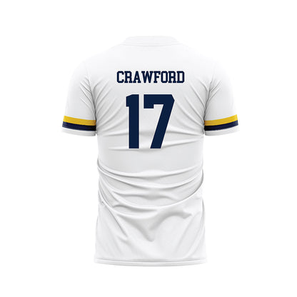 UCSC - NCAA Men's Soccer : Zander Crawford - White Soccer Jersey-1