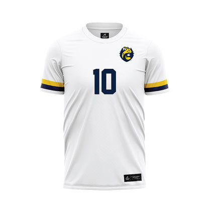 UCSC - NCAA Men's Soccer : Torin Volkamer - White Soccer Jersey-0