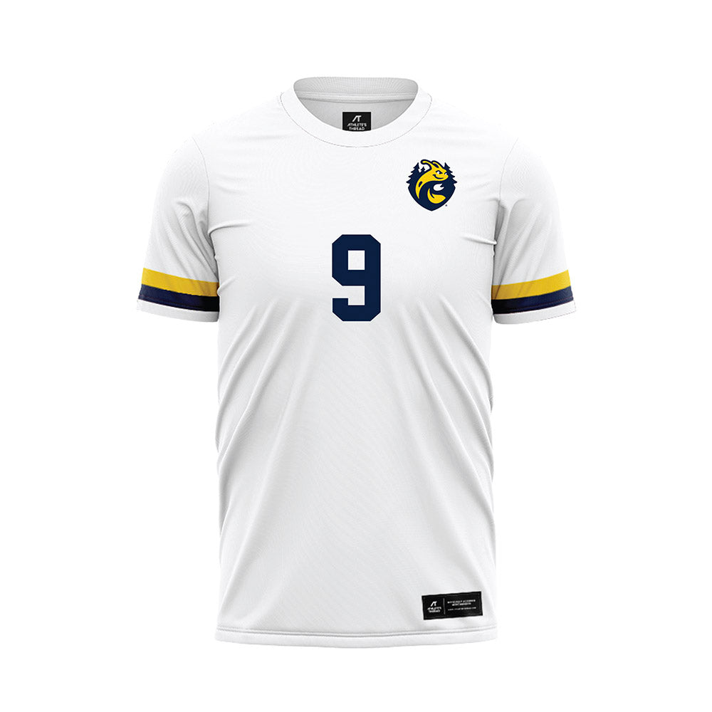 UCSC - NCAA Men's Soccer : Joaquin Greenberg - White Soccer Jersey-0