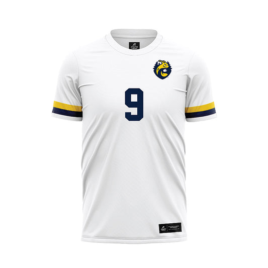 UCSC - NCAA Men's Soccer : Joaquin Greenberg - White Soccer Jersey-0