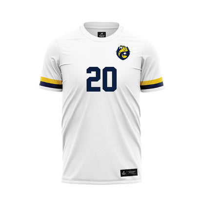 UCSC - NCAA Men's Soccer : Chad Lyon - White Soccer Jersey-0