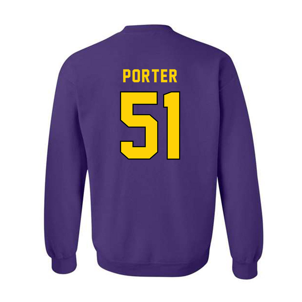 East Carolina - NCAA Football : Lindell Porter - Classic Shersey Crewneck Sweatshirt-1