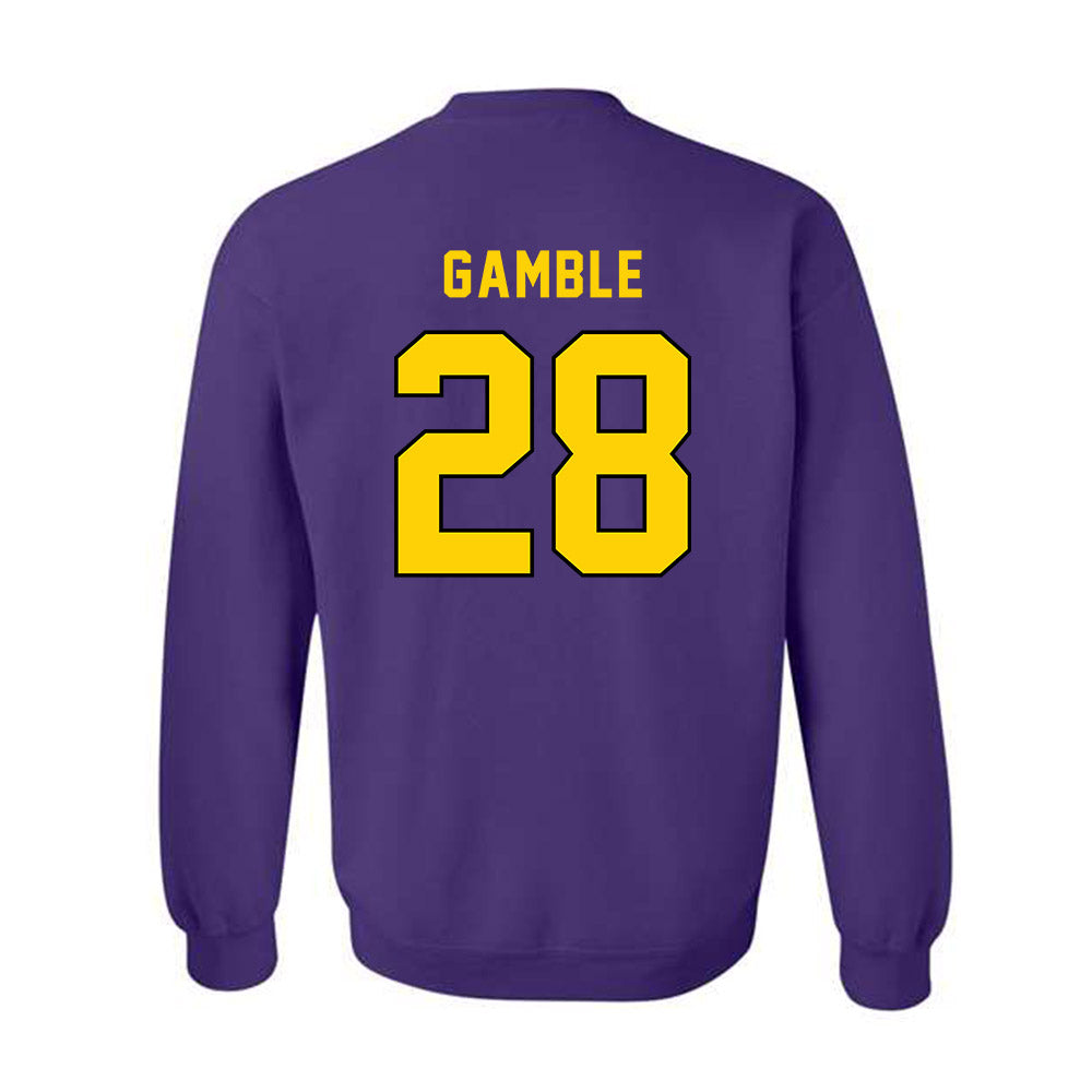 East Carolina - NCAA Football : Zyeir Gamble - Classic Shersey Crewneck Sweatshirt-1