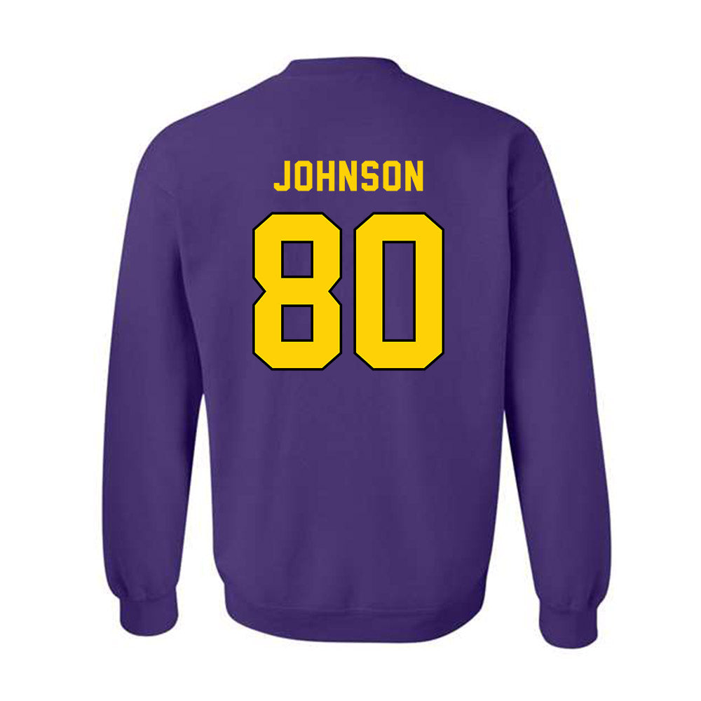 East Carolina - NCAA Football : Ty Johnson - Classic Shersey Crewneck Sweatshirt-1