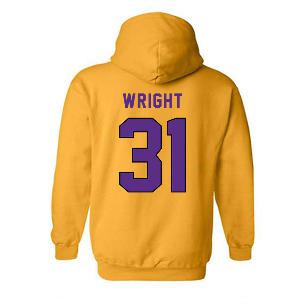 East Carolina - NCAA Football : McCallum Wright - Classic Shersey Hooded Sweatshirt-1