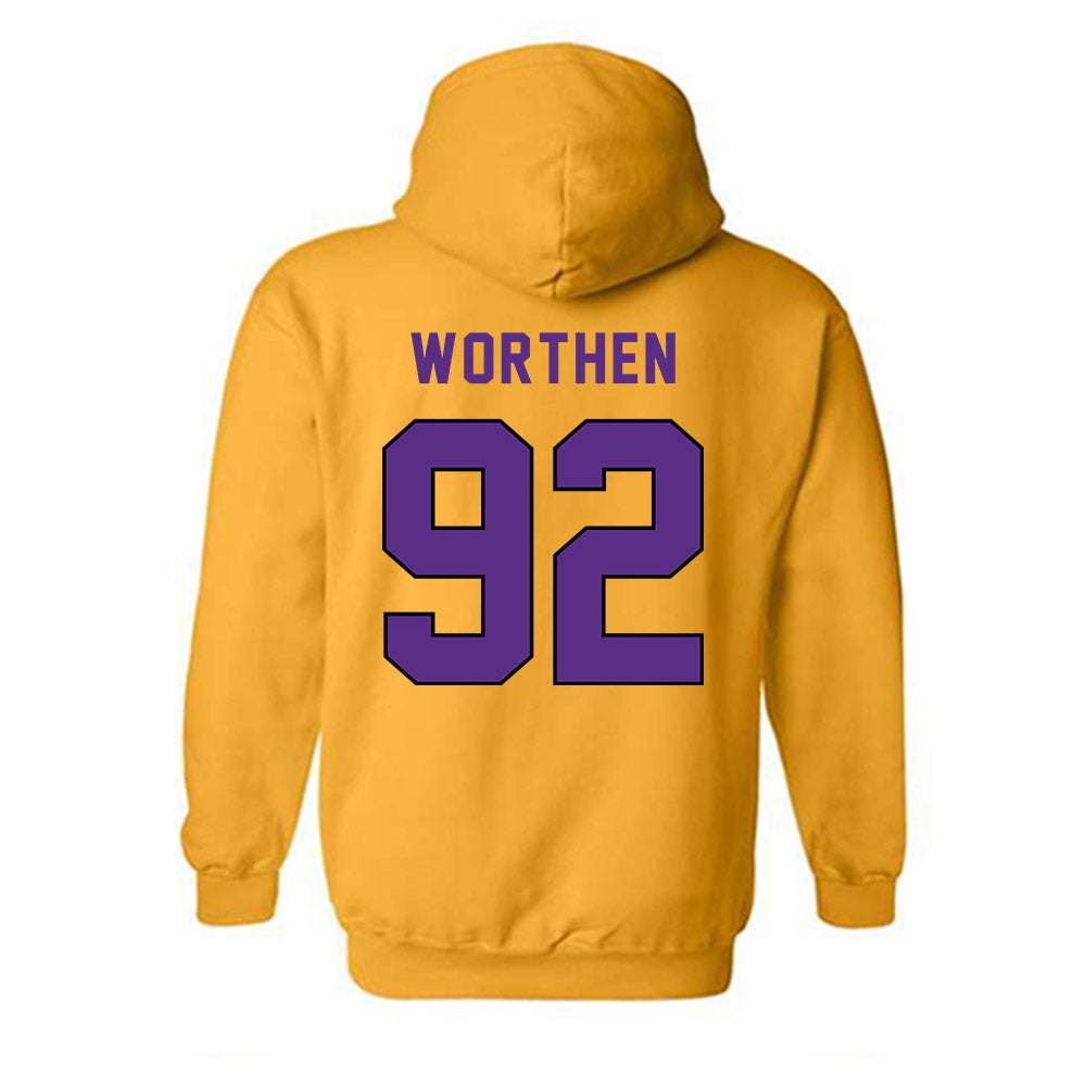 East Carolina - NCAA Football : Dylon Worthen - Classic Shersey Hooded Sweatshirt-1