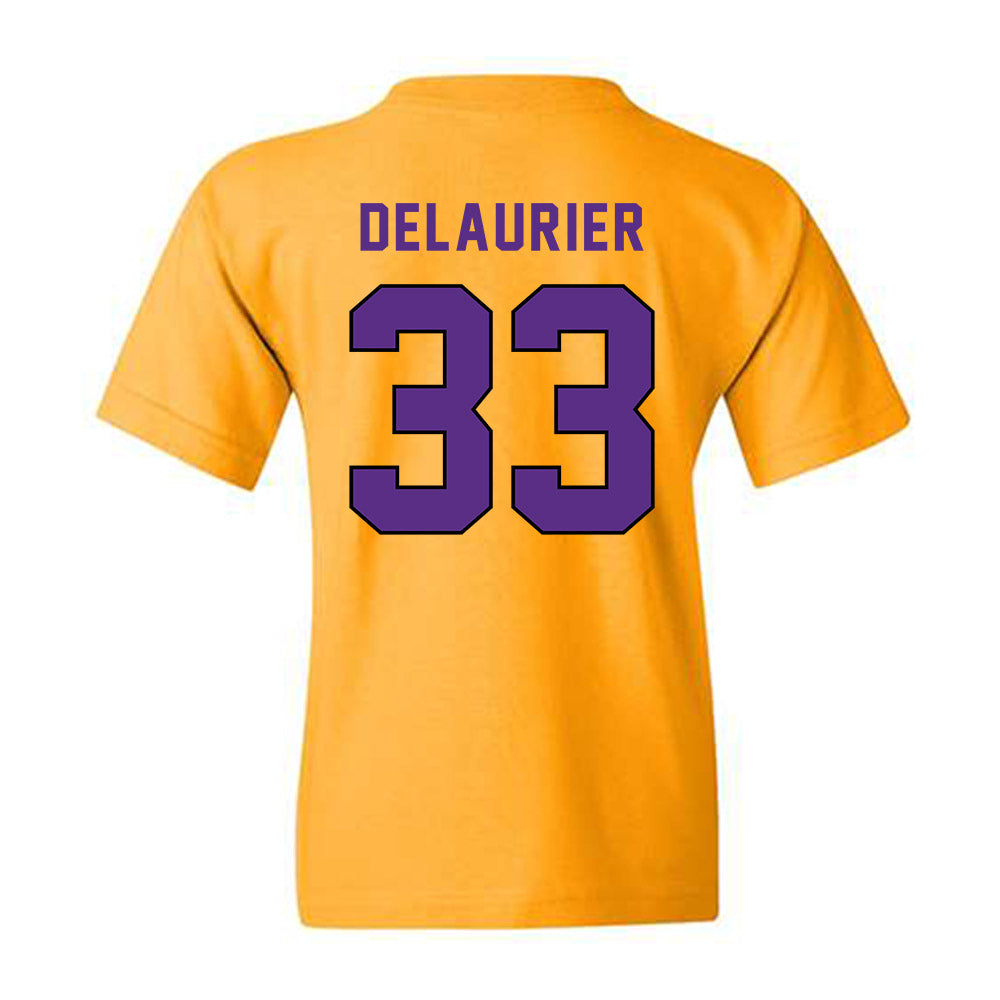 East Carolina - NCAA Men's Basketball : Eli DeLaurier - Classic Shersey Youth T-Shirt-1